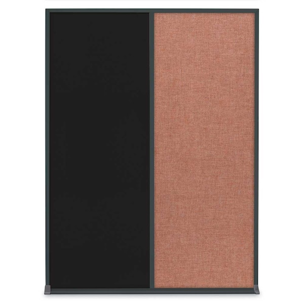 Single Door Radius Corkboard, 18"X24", B